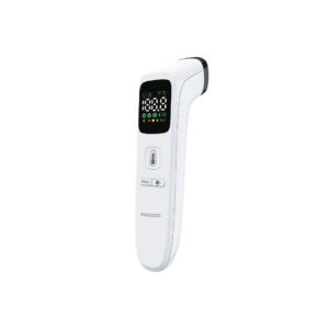 Porodo Infrared Thermometer for Object and Forehead with LED Display - White