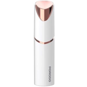 Porodo 2 in 1 Rechargeable 180mah  Face Shaver and Eyebrow Trimmer- White