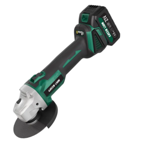 Green Lion GAG-900 Cordless Angle Grinder Tool - Brushless 2*21V 4.0Ah Battery -Green