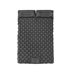 Green Lion Double Air Bed Inflatable Air Mattress - Gray