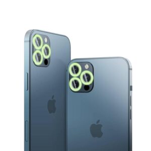 Green Night Glow Luminous Camera Lens Ring for iPhone 12 Pro Max ( 6.7" ) - Green
