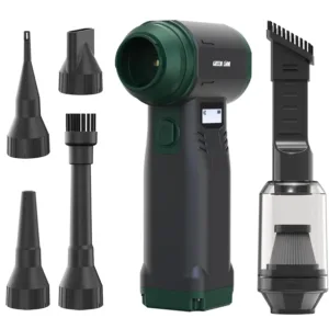 Green AIR MASTER Blower & Vacuum Cleaner 90000RPM - Black