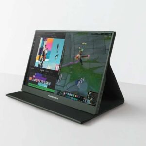 Powerology 15.6" Multi-Screen Portable Monitor Full HD 1080P - Black