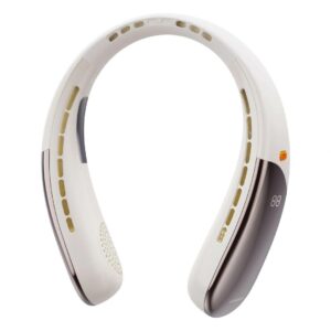 Porodo lifestyle Neck-Hanging Fan with Cooling -Beige