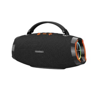 Porodo Soundtec 60W R.M.S &100W MAX Speaker with 6000mAh battery & 3 output port - Black