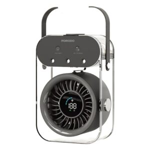 Porodo lifestyle Portable Mist Fan 500ml 3H  working time - Black