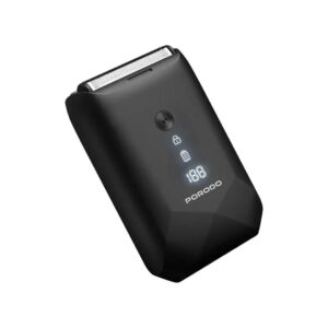 Porodo Lifestyle Dual-Blade IPX7 Portable Travel Shaver 600mAh - Black