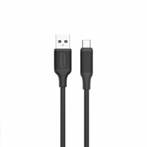 Green Lion USB-A to USB-C PVC Cable 2M - Black