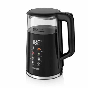LePresso 2200W 1.7L Electric Kettle with Auto Shut-Off & Digital Display - Black