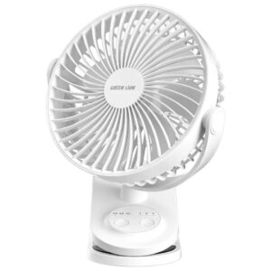 Green Lion CLIP FAN Portable  Clip - On Design - White