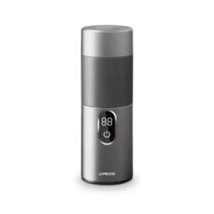 LePresso MokaRise Electric Moka Maker (Car+Home Plug)  - Silver