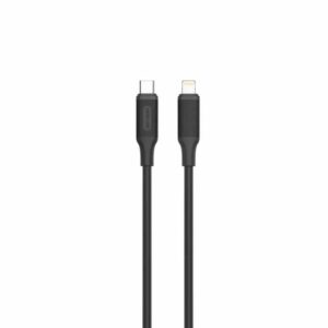 Green Lion USB-C to Lightning PVC Cable 3M - Black