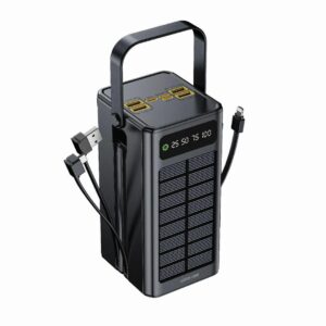 Green Lion Solar X 60000mAh Power Bank PD 20W - Black