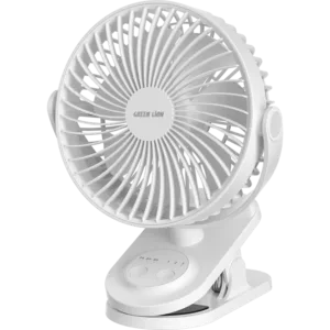 Green Lion CLIP FAN Portable  Clip - On Design - White