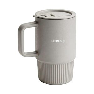 LePresso Gripor 400ml Porcelain Suction Cup - Grey