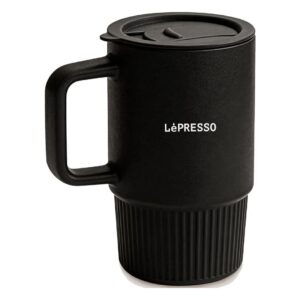 LePresso Gripor 400ml Porcelain Suction Cup - Black