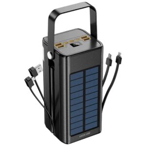 Green Lion Solar X 100000mAh Power Bank PD 20W - Black