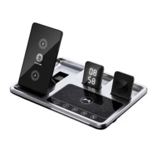 Green Lion 4 in 1 Wireless Charging Station 15W - Gray