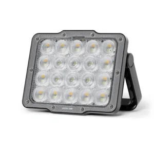 Green Lion Solar Flood Light with Solar Panel 4800mAh 950 LM - Black