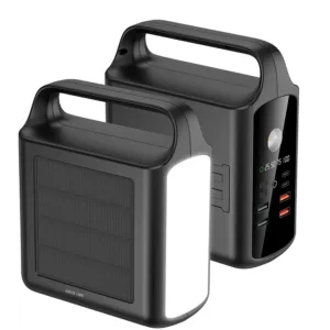 Green Lion Solar Xtreme 100000mAh Power Bank - Black