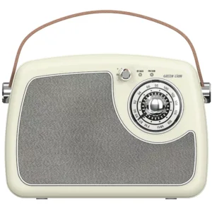 Green Lion RETRO Radio Speaker - Cream