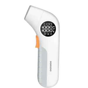 Porodo 3in1 Infraded Thermometer for Ear,Forehead and  Object - White