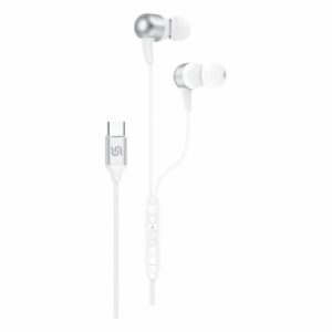 Porodo Soundtec In Ear Wired Earphones - Type C - White