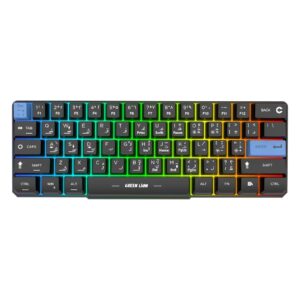 Green Lion GKM-60 Wired Gaming Keyboard - Black