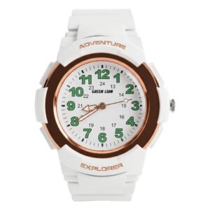 Green Lion EXPLORER Kids Analog Watch - White