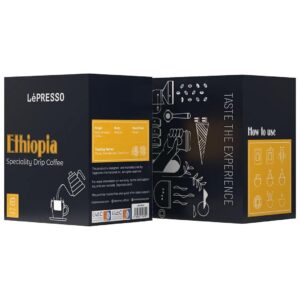 LePresso Ethiopia Speciality Drip Coffee (Pour Over Packs)
