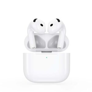 Porodo Blue Airpods 4 With 300 mAh Battery - White