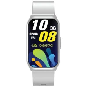 Green Lion Track Fit Smart Watch - Silver