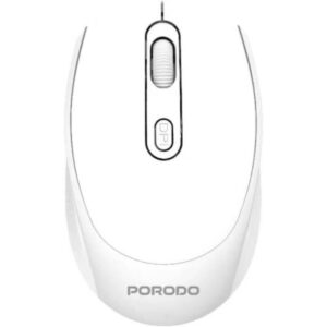 Porodo 2.4G+BT Dual Mode Rechargeable Mouse 300mAh battery Adjustable 800-1600 DPI