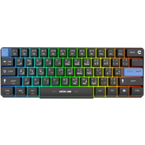 Green Lion GKM-60 Wired Gaming Keyboard - Black