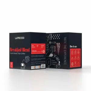 Presso Breakfast Blend Dark Roast Drip Coffee (Pour Over Packs)