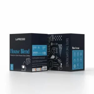 LePresso House Blend Medium Dark Roast Drip Coffee (Pour Over Packs)