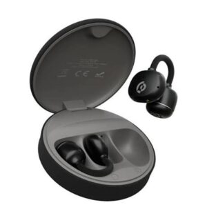 Powerology OWS Earbuds  with 400 mAh Charging Case - Black