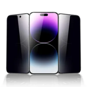 Green Lion Steve Privacy Screen Protector For iPhone 15 - Black