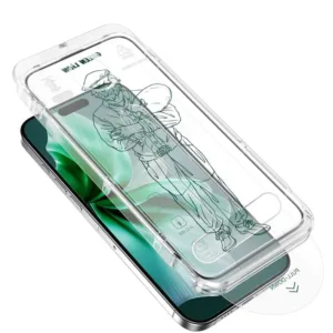Green Lion Picasso 3D Glass With Alignment Tray iPhone 16 Plus - Clear