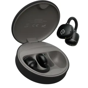 Powerology OWS Earbuds  with 400 mAh Charging Case - Black